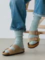 【Tabio MEN】大人男子が履けるルーズソックス オールドブルー