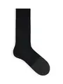 【Tabio MEN】つま先DRY綿麻カノコソックス クロ
