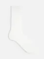 【Tabio MEN】定番/綿混2×2リブレギュラーソックス(27.0~29.0cm) サラシ