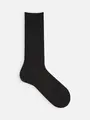 【Tabio MEN】定番/綿混2×2リブレギュラーソックス(27.0~29.0cm) クロ
