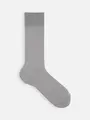 【Tabio MEN】和紙梨地ソックス(27.0～29.0cm) シルバーグレー