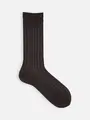 【Tabio MEN】【定番】チョークストライプ柄ソックス(27.0~29.0cm) ブラウン