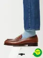 【Tabio MEN】ロングセラー/パワーフィットソックス サックス
