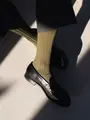 【Tabio MEN】ブライトリブレギュラーソックス カーキ