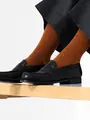 【Tabio MEN】Super120’sウールドレスリブレギュラー丈ソックス テラコッタ