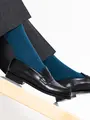【Tabio MEN】Super120’sウールドレスリブレギュラー丈ソックス ピーコック