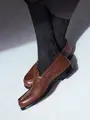 【Tabio MEN】NEWリンクス総ダイヤレギュラー丈ソックス ブラック