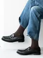 【Tabio MEN】【ベストセラー】 9×2リブソックス コゲチャ