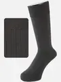 【Tabio MEN】9×2太リブソックス(27.0~29.0cm) チャコール
