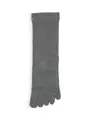【Tabio MEN】ゴム無light 五本指ソックス(23.0〜25.0cm) チャコールグレーモク