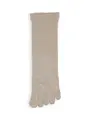 【Tabio MEN】ゴム無light 五本指ソックス(23.0〜25.0cm) カシミアモク