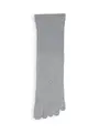 【Tabio MEN】ゴム無light 五本指レギュラー(25.0〜27.0cm) ライトグレーモク