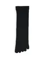 【Tabio MEN】ゴム無light 五本指レギュラー(25.0〜27.0cm) クロ