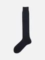 【Tabio MEN】定番/ピンドット柄ビジネスハイソックス(27.0~29.0cm) クロ