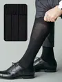 【Tabio MEN】【定番】 9×2リブロングホーズ(27.0~29.0cm) クロ