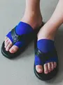 【Tabio MEN】滑り止め付き消臭+COOLMAX®トングソックス (Web限定) ロイヤルブルー