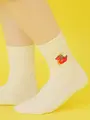 【WEB限定】龍、タツノオトシゴ刺繍ソックス オフ＋アカタツ