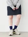 【WEB限定】薄手6×2リブショートソックス インクブルー