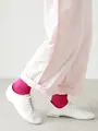 【WEB限定40色】オールシーズン履けるカラフルソックス コリアンローズ
