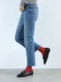【WEB限定40色】オールシーズン履けるカラフルソックス クレナイ