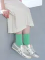 【WEB限定40色】オールシーズン履けるカラフルソックス ミント