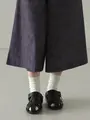 【WEB限定】すっきり細見え1×1リブソックス オフホワイト