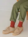 【WEB限定】すっきり細見え1×1リブソックス テラコッタ