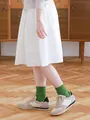 【WEB限定】すっきり細見え1×1リブソックス ワカバ