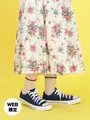SALE 【WEB限定】トップ切替ソックス ベージュ