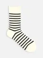 【WEB限定】ボーダーソックス ホワイト