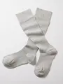 【MAEÉ】コンプレッションソックス / コットンリブタイプ ライトグレー