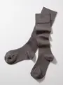 【MAEÉ】コンプレッションソックス / コットンリブタイプ ミディアムグレー