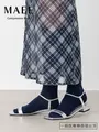 【MAEÉ】コンプレッションソックス / コットンタイプ ネイビー