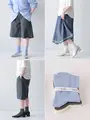 【WEB限定】ソフティナイロンソックス 3色セット ミニマル