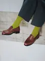 【WEB限定】パワーフィット2レギュラーソックス ライムグリーン