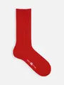 【WEB限定】TABIO'S COTTON 太リブレギュラーソックス(25.0～27.0cm) レッド