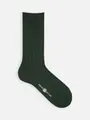 【WEB限定】TABIO'S COTTON 太リブレギュラーソックス(25.0～27.0cm) フォレストグリーン