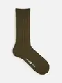 【WEB限定】TABIO'S COTTON 太リブレギュラーソックス(25.0～27.0cm) オリーブ
