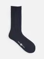 【WEB限定】TABIO'S COTTON 太リブレギュラーソックス(23.0~25.0cm) ネイビー