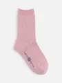 【TABIO’S COTTON】FatRib クルー丈ソックス(19-21㎝) サクラ