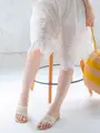 【冷感ドライ】メッシュトングタイプ(滑り止め付き) アイボリー