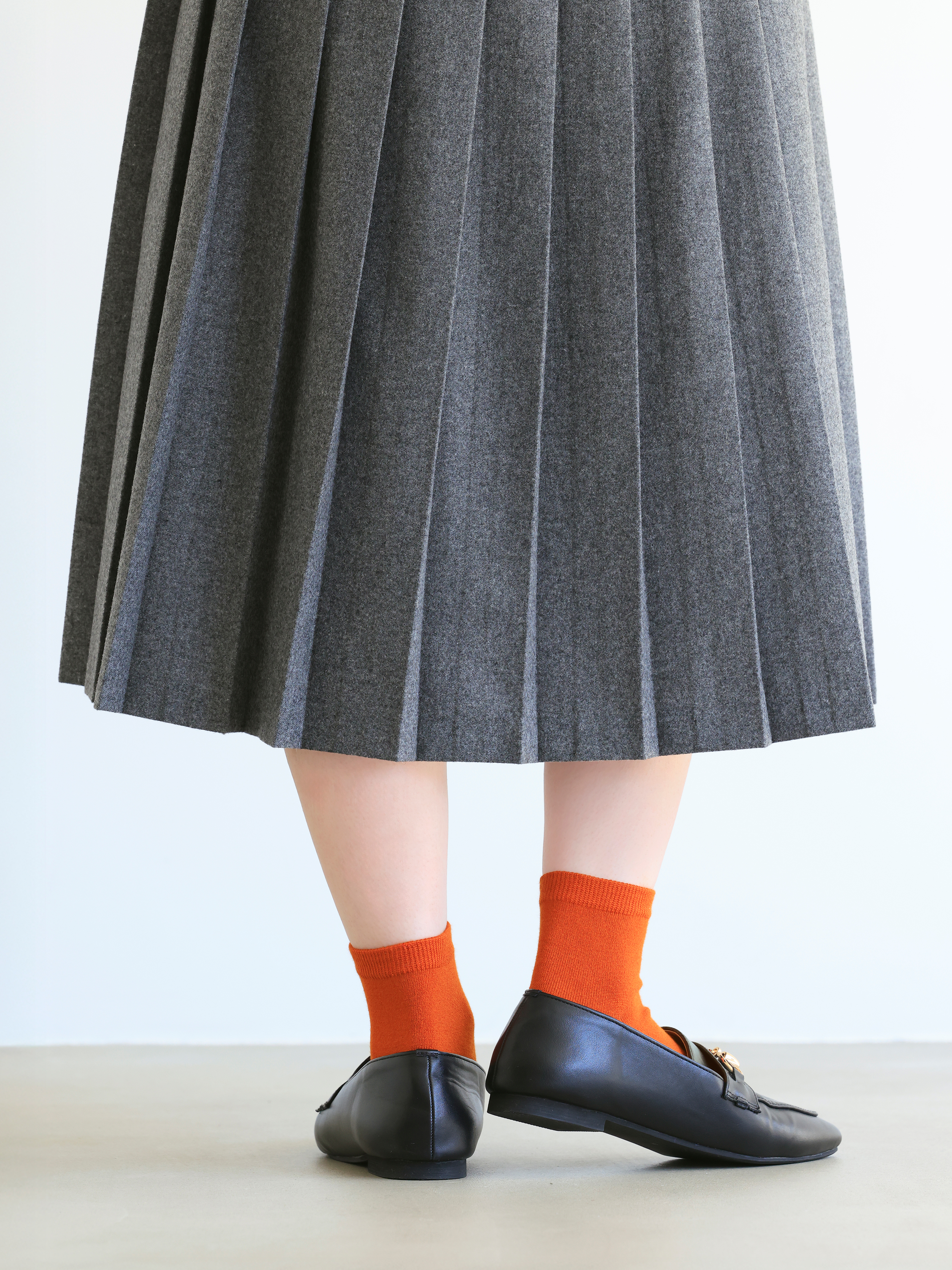 毛混無地ベタショートソックス ( 011132676 ) | 靴下屋公式通販 Tabio