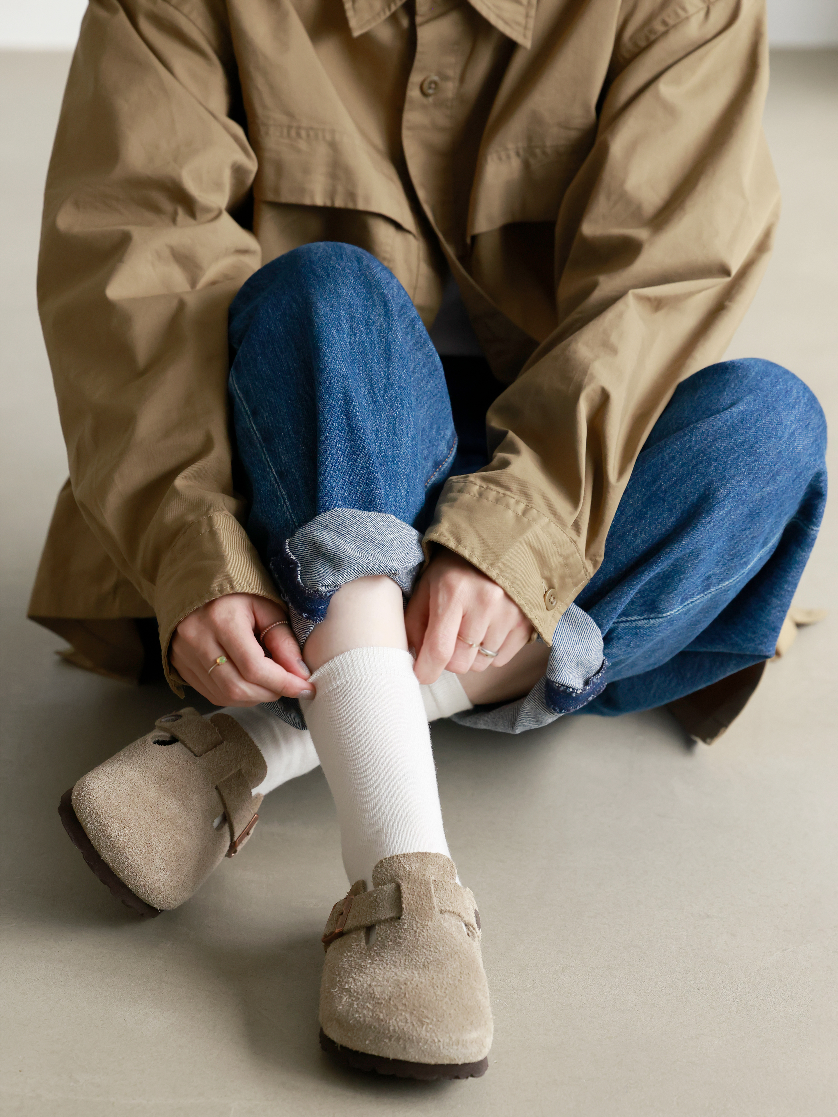 毛混無地ベタソックス ( 011140994 ) | 靴下屋公式通販 Tabio