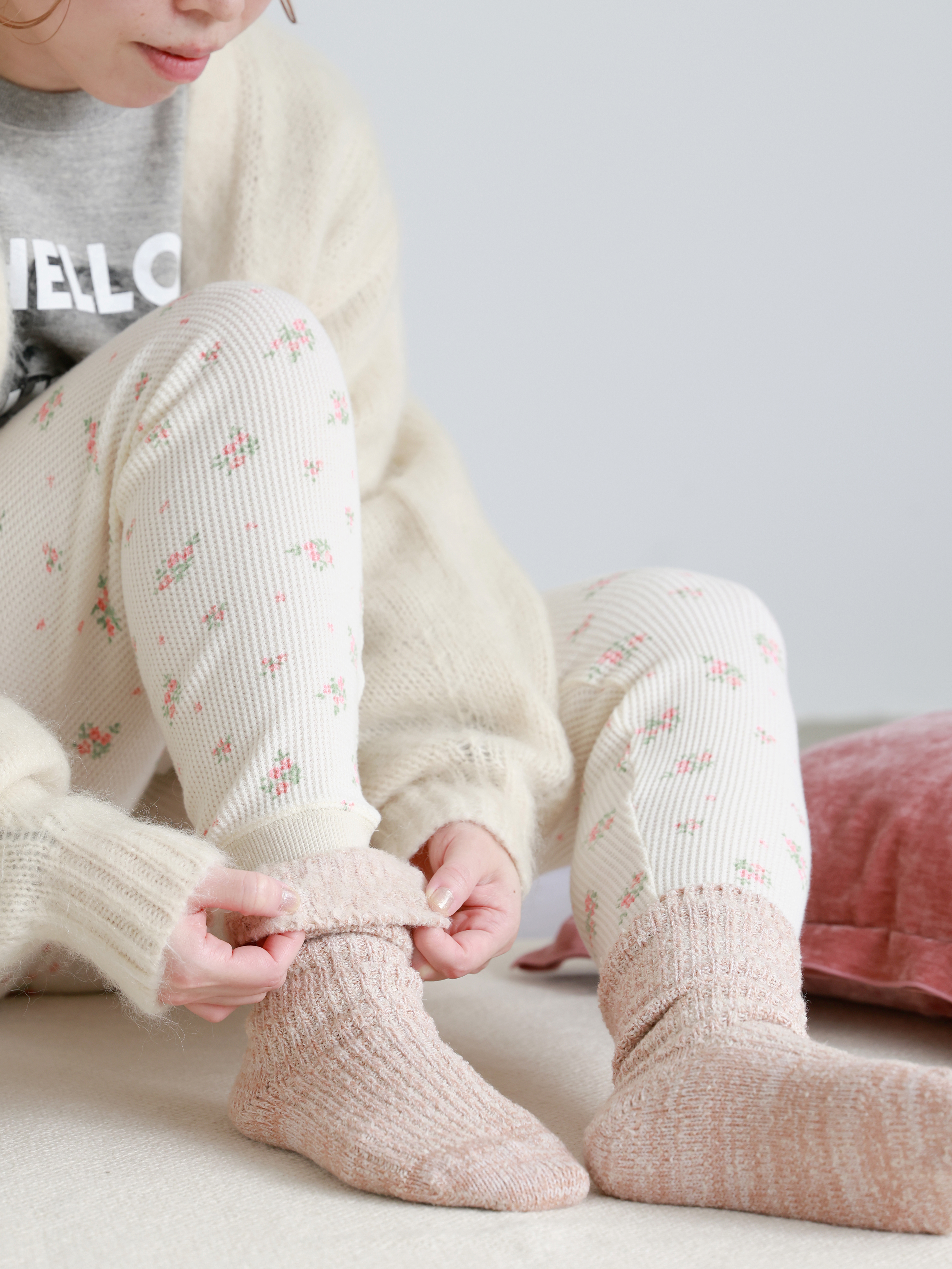 裏起毛MIXカラーソックス ( 011141166 ) | 靴下屋公式通販 Tabio