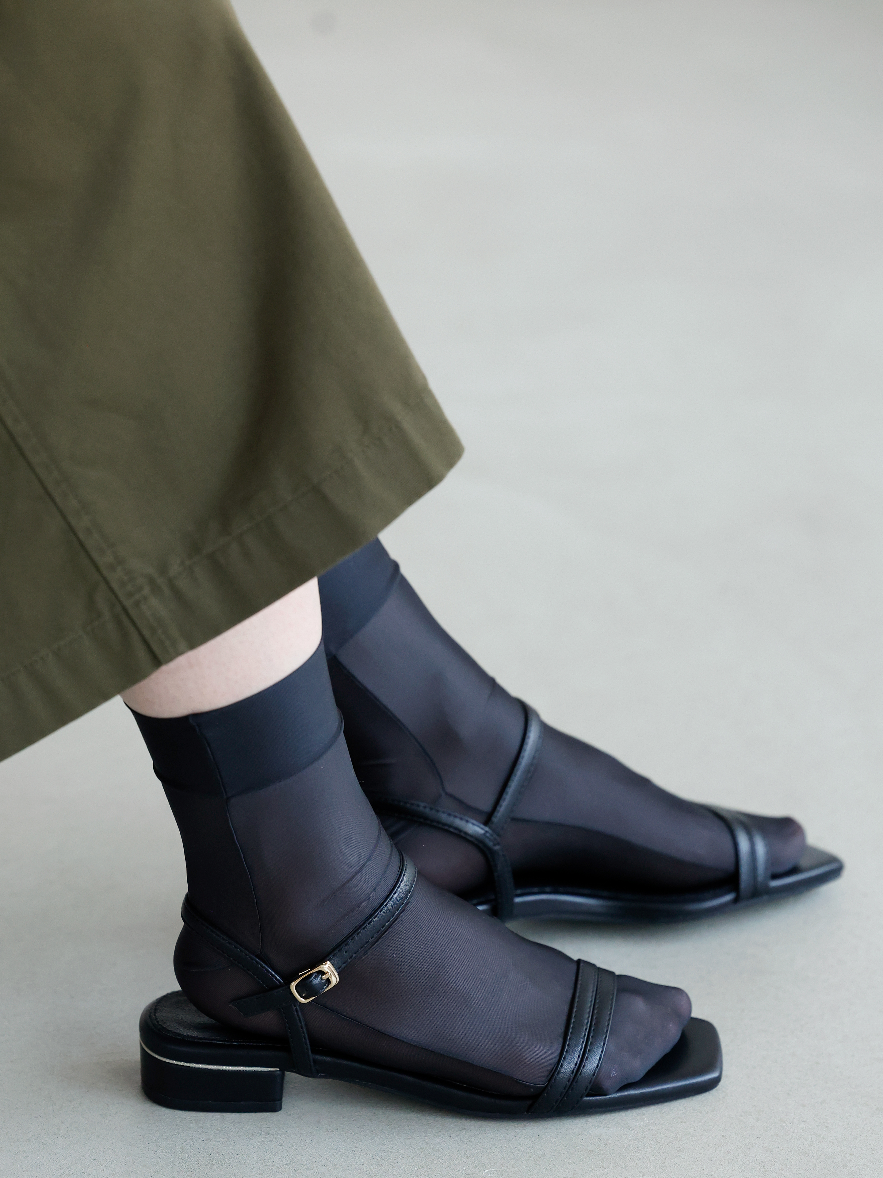 縫製シースルーショートソックス ( 011730068 ) | 靴下屋公式