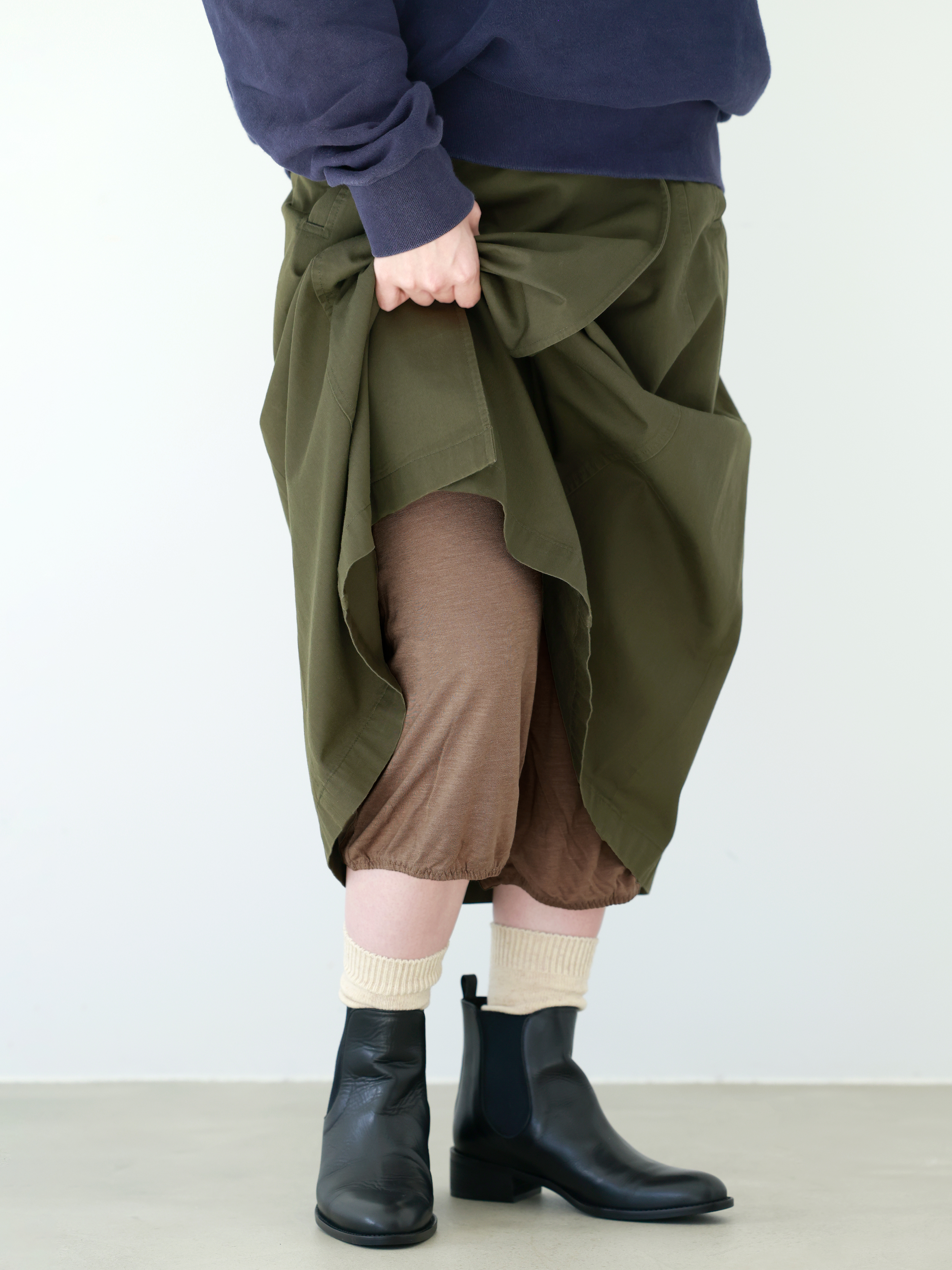 あったかペチパンツ7分丈 ( 011840001 ) | 靴下屋公式通販 Tabio