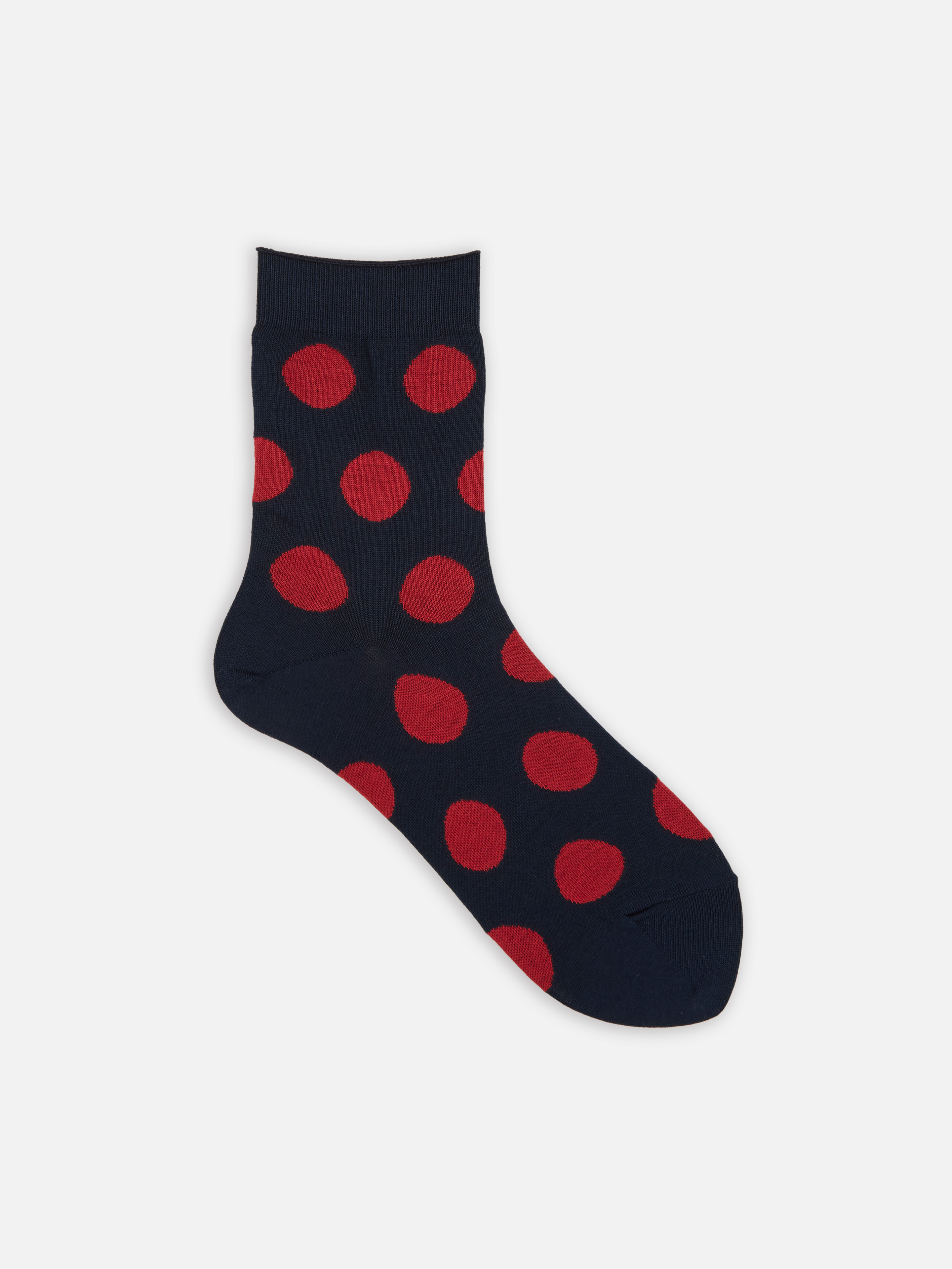 カットソービッグドット柄ショートソックス ( 021131855 ) | 靴下屋