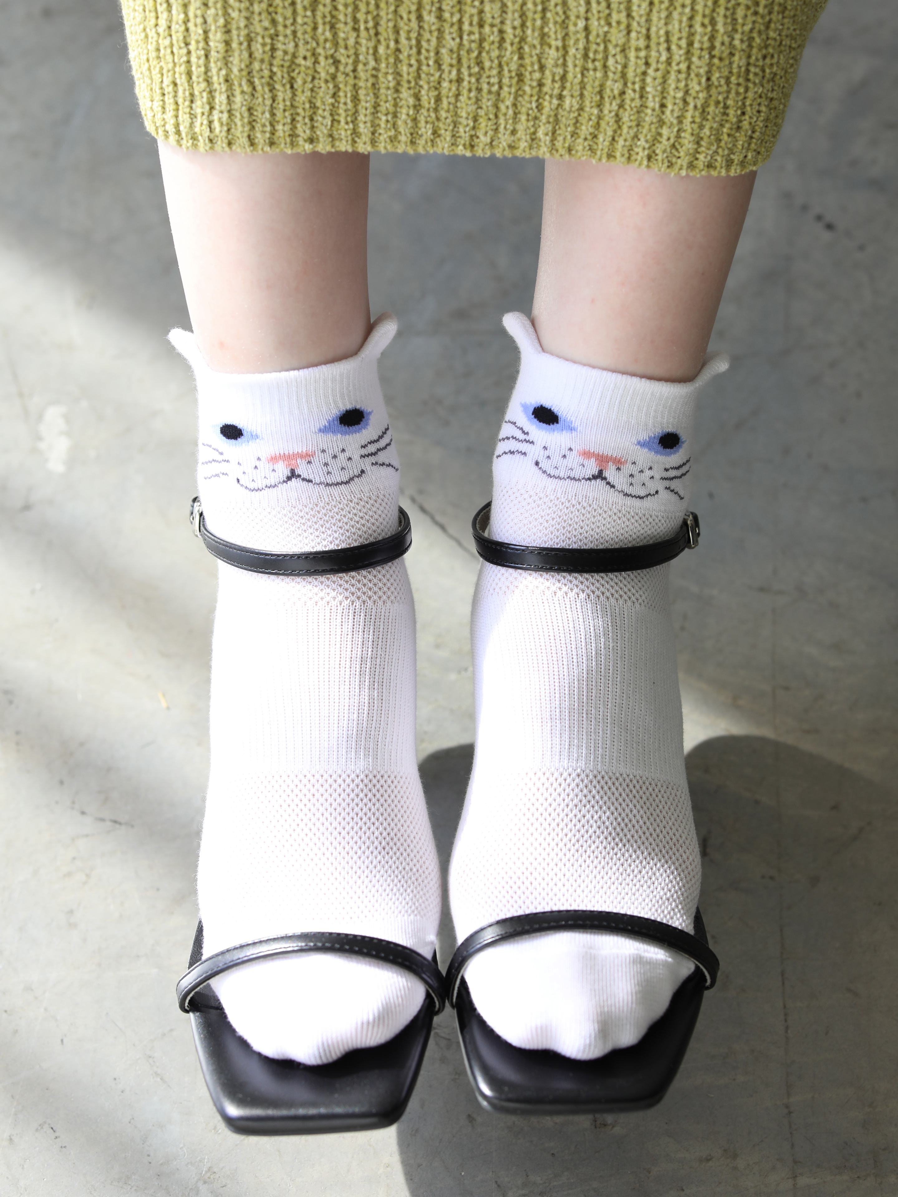 クールCATショートソックス ( 021132597 ) | 靴下屋公式通販 Tabio