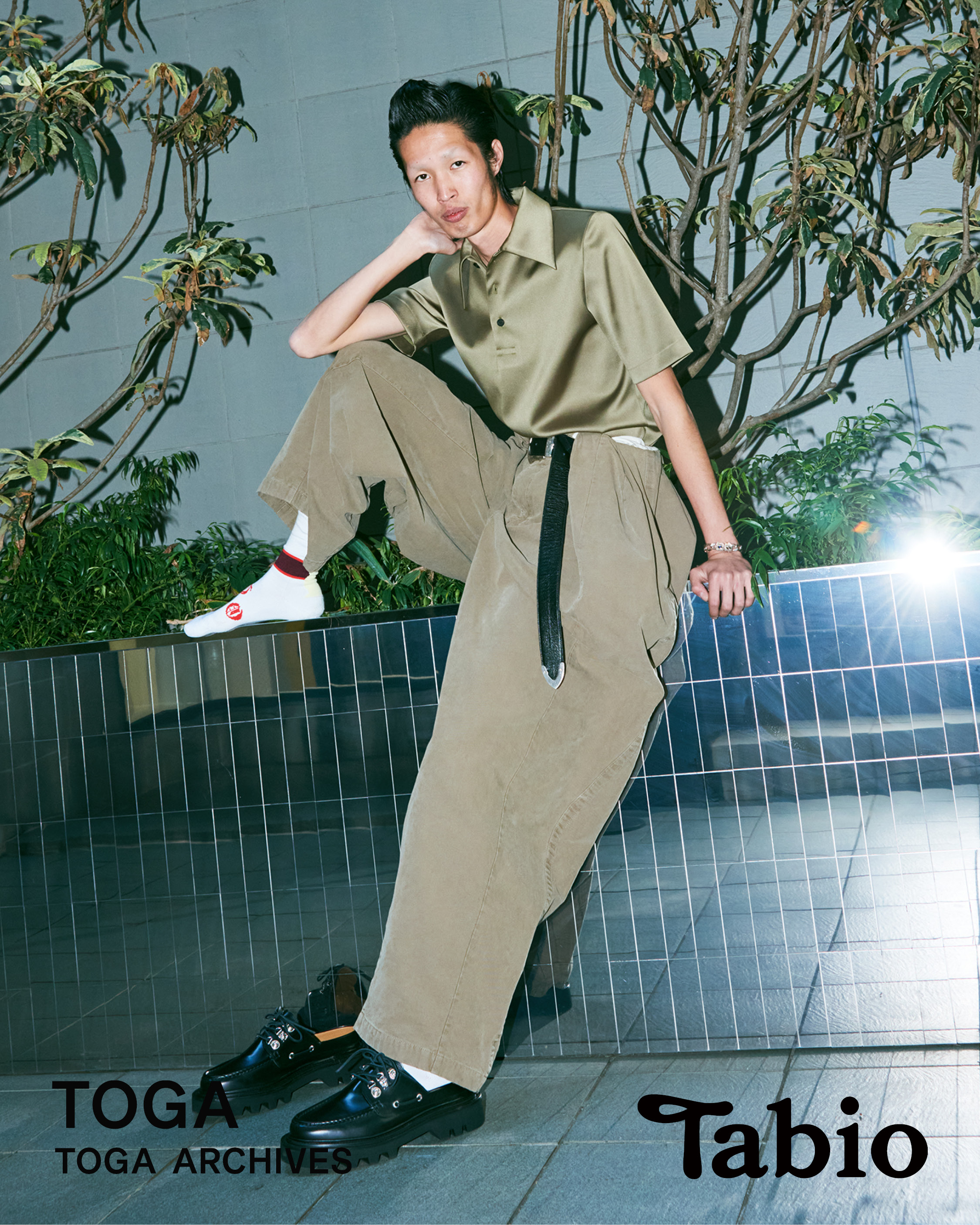 TOGA Wave socks（22.5～24.5cm） ( 021141017 ) | 靴下屋公式通販