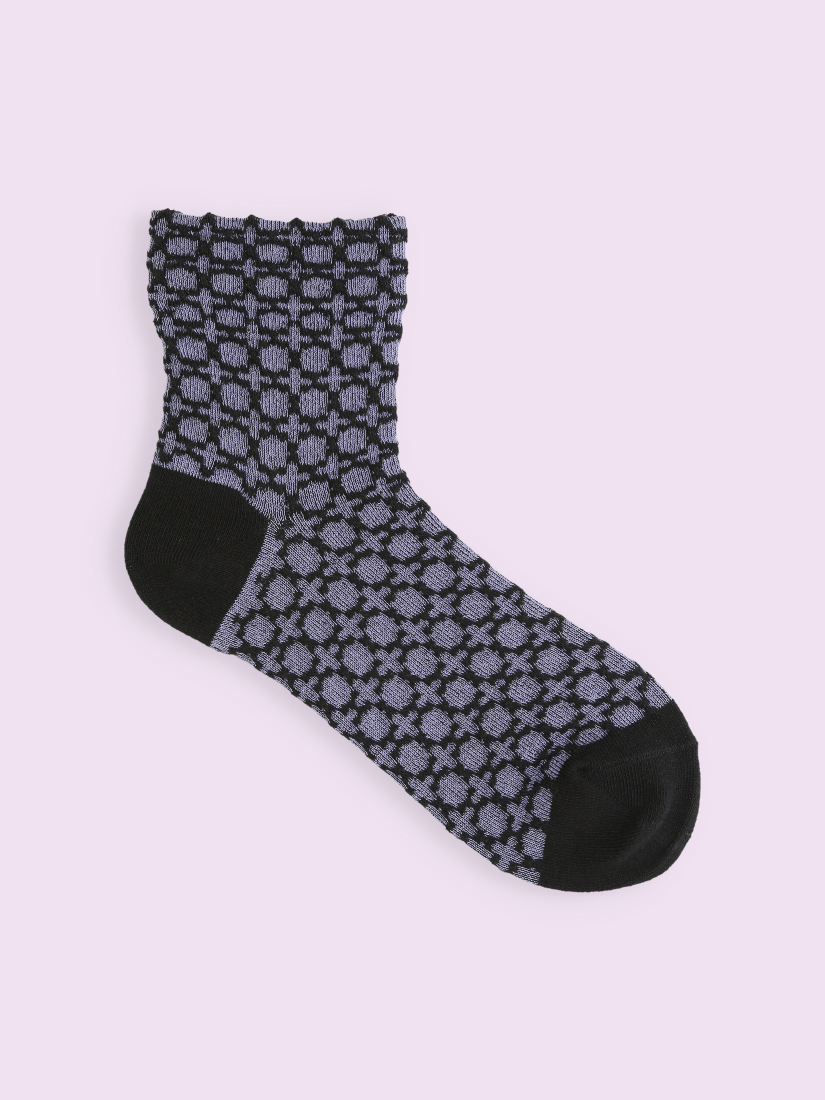 3足1,386円】レトロタイルフロートショートソックス ( 031130757